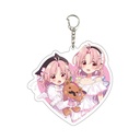 (PO) Deka Acrylic Key Chain School-Live! 01 Takeya Yuki A & Takeya Yuki B (Original Illustration)