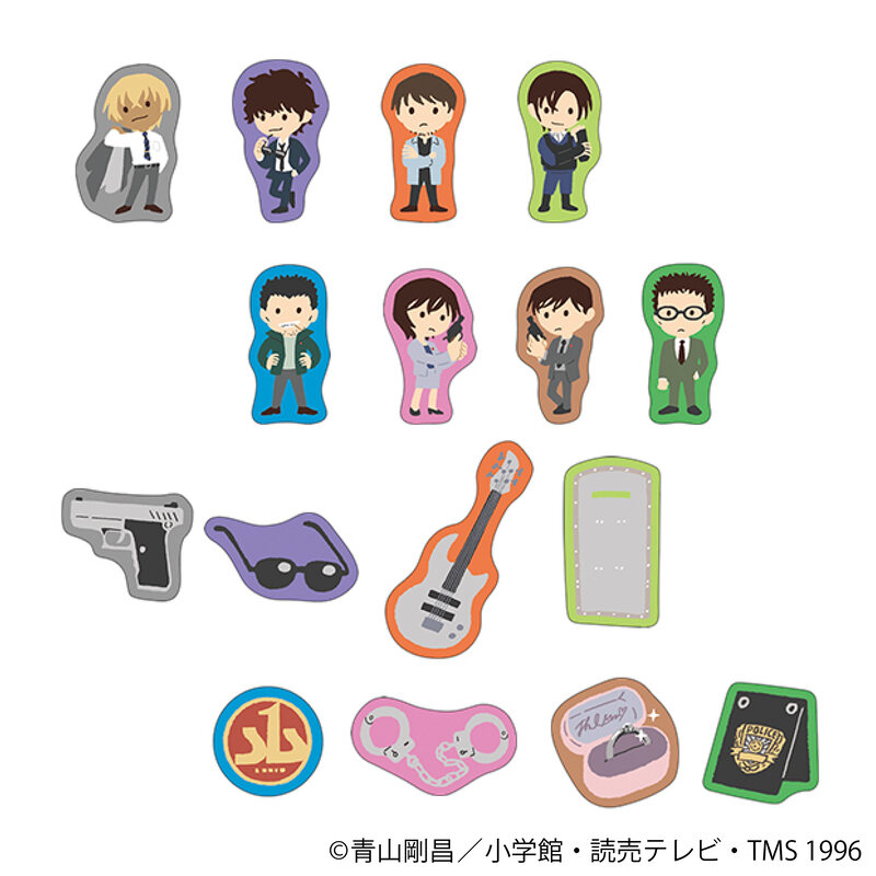 (PO) Detective Conan Flake Sticker B Pattern