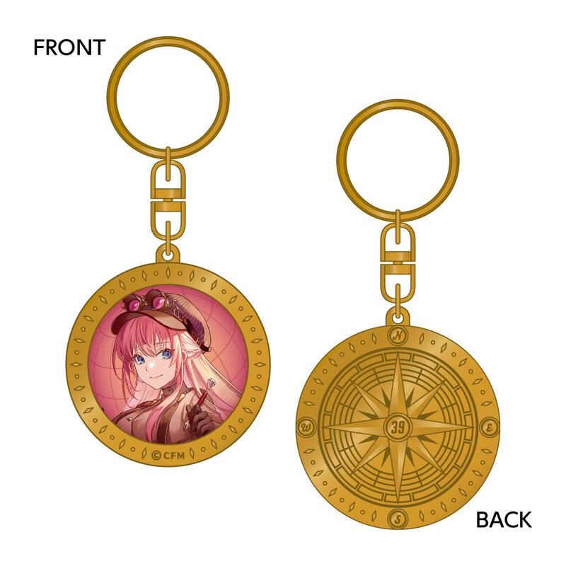 (PO) 39Culture 2024 WORLD Compass Metal Key Chain Megurine Luka