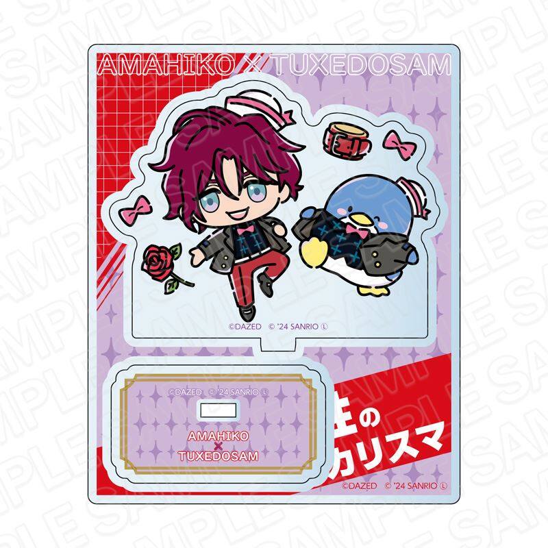 Charisma x Sanrio Characters Acrylic Stand Tendo Amahiko x Tuxedosam