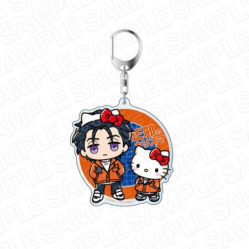 (PO) Charisma x Sanrio Characters Deka Key Chain Ito Fumiya x Hello Kitty