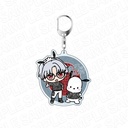 (PO) Charisma x Sanrio Characters Deka Key Chain Kusanagi Rikai x Pochacco
