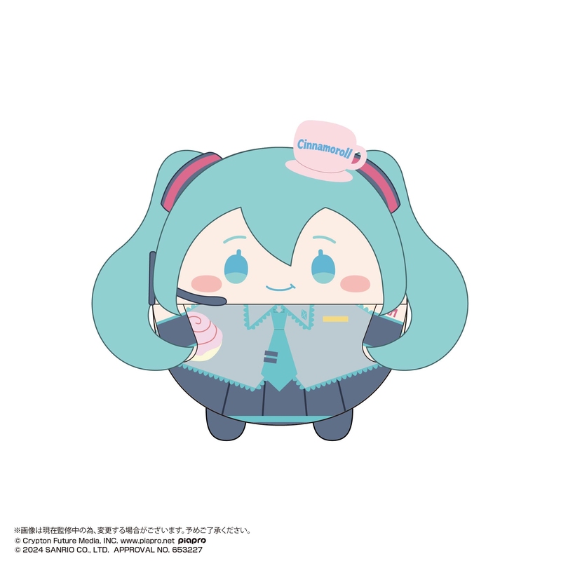 (PO) MC-14 Hatsune Miku x Cinnamoroll Fuwakororin Big 2 F Hatsune Miku (Mogumogu)