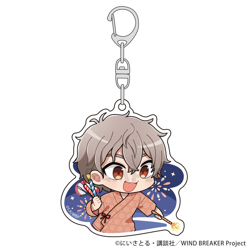 (PO) Wind Breaker Acrylic Key Chain Tomiyama Choji / Yukata