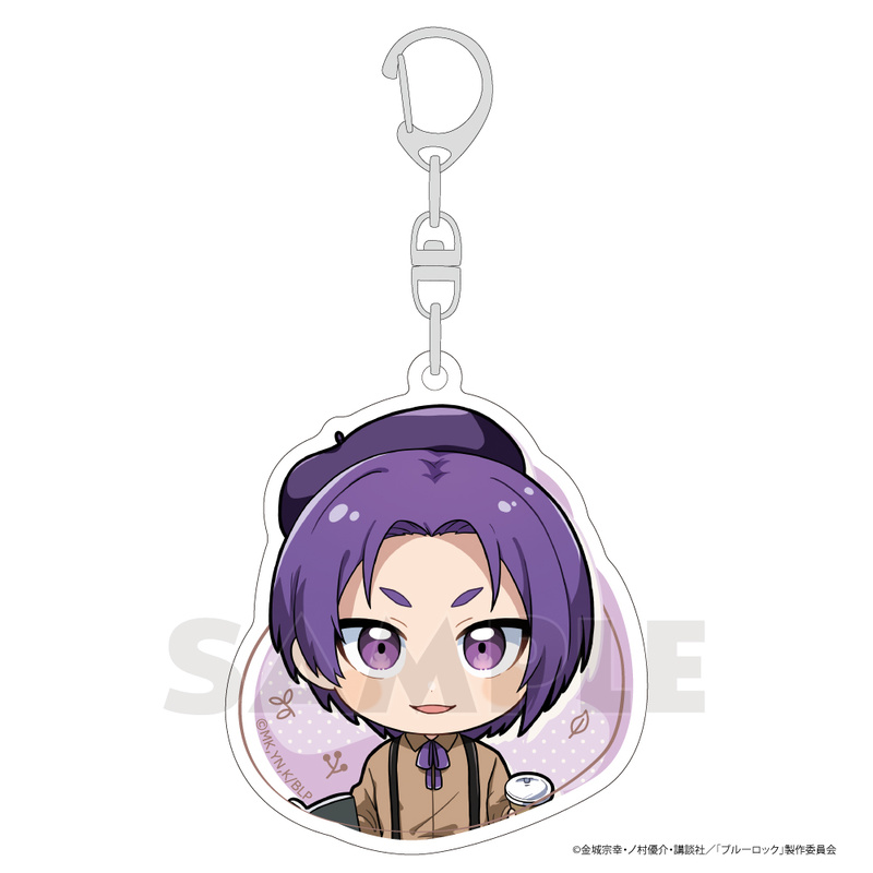 (PO) Blue Lock Acrylic Key Chain Mikage Reo Autumn