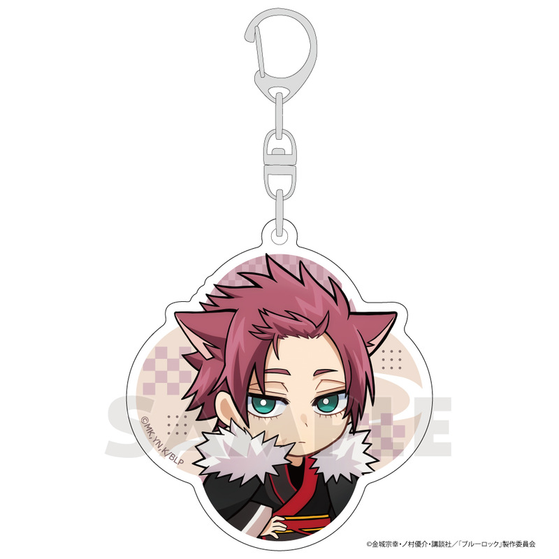 (PO) Blue Lock Acrylic Key Chain Itoshi Sae Kimono Kemomimi