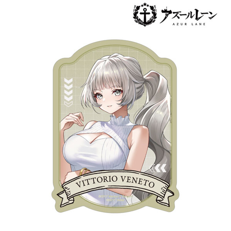 (PO) Azur Lane Original Illustration Vittorio Veneto Summer Fashion Ver. Travel Sticker