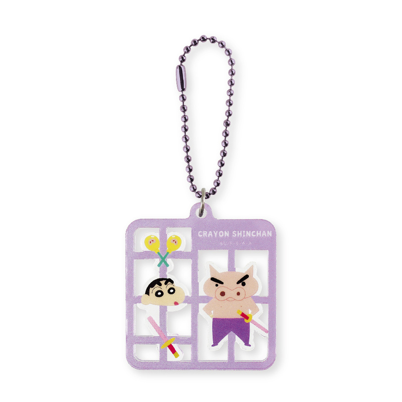 (PO) Crayon Shin-chan Plastic Model Style Key Chain Buriburizaemon
