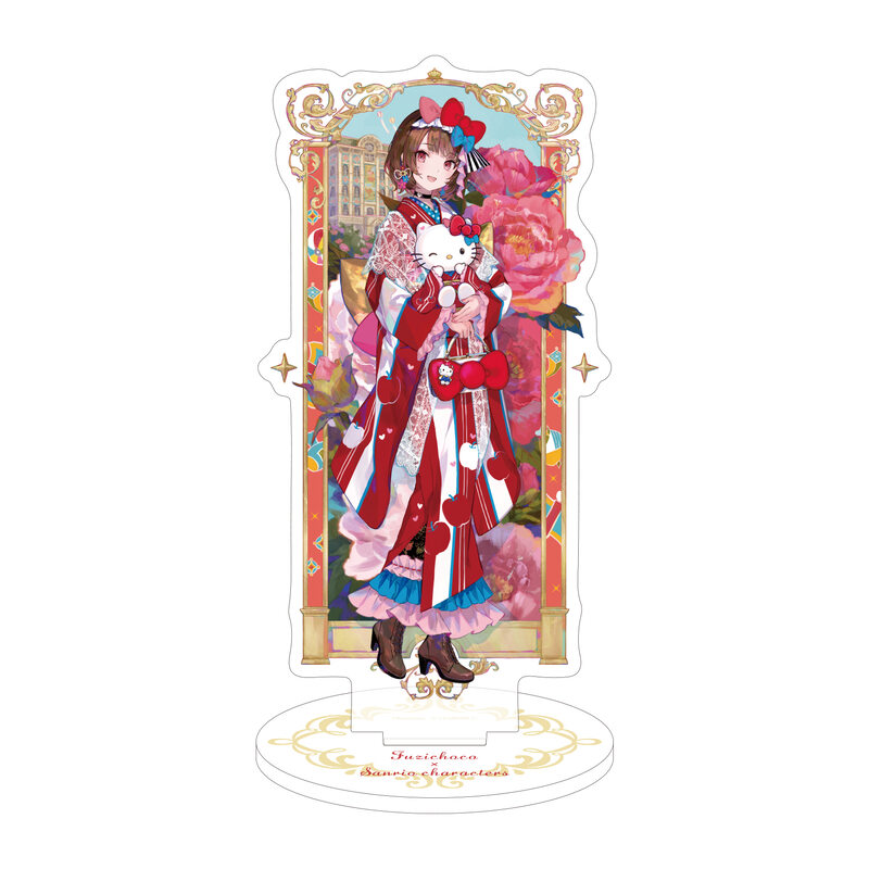 (PO) Acrylic Stand Fuzichoco x Sanrio Characters 01 Hello Kitty Ver. (Collaboration Illustration)