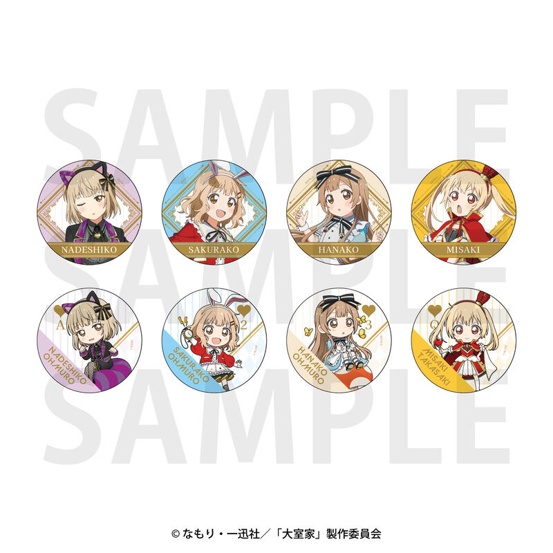 (PO) Ohmuroke The Movie Trading Metallic Can Badge Hanako in Wonderland [BOX]
