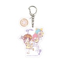 (PO) Acrylic Key Chain with Parts Cardcaptor Sakura x Sanrio Characters 03 Kinomoto Sakura x Little Twin Stars (Collaboration Illustration)