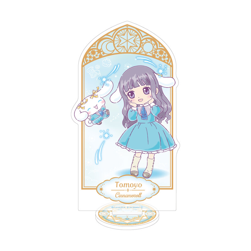 (PO) Hologram Acrylic Stand Cardcaptor Sakura x Sanrio Characters 04 Daidouji Tomoyo x Cinnamoroll (Collaboration Illustration)