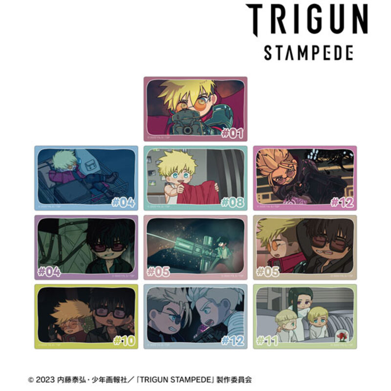 (PO) Trigun Stampede Trading Yuru Koma Card Sticker [BOX]