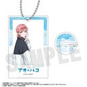 (PO) Blue Box Layer Square Key Chain with Stand E