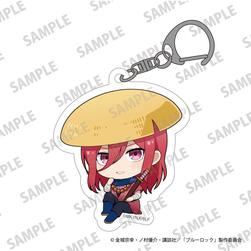 (PO) Blue Lock Mini Chara Acrylic Key Chain Furaibo Ver. Chigiri Hyoma