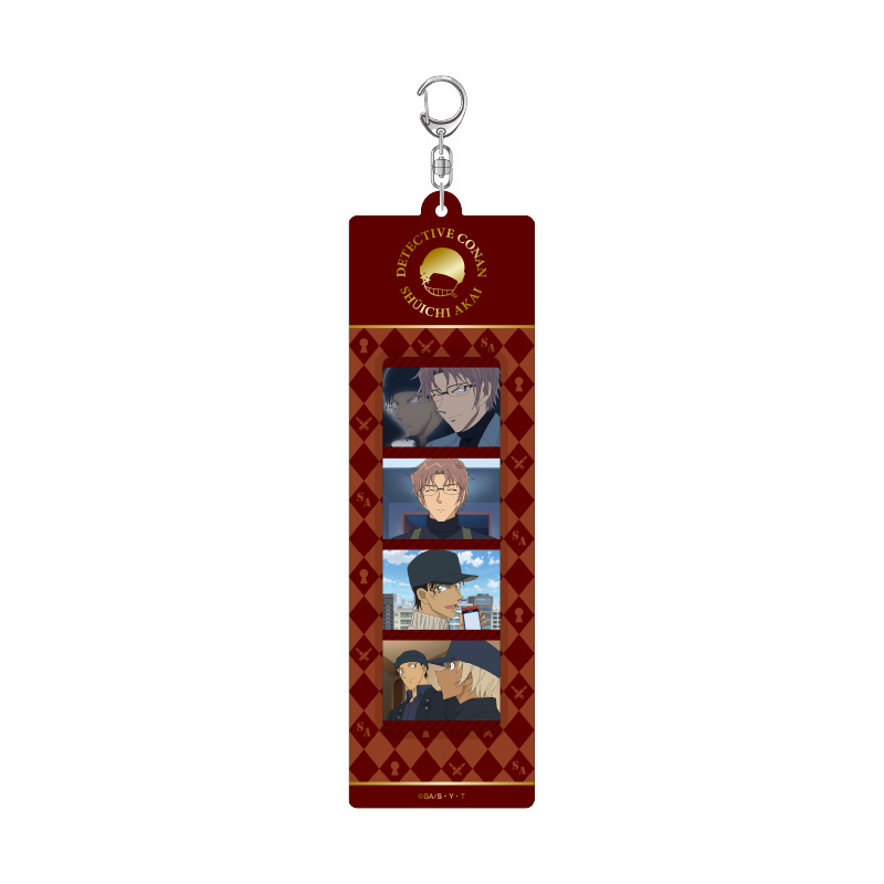 (PO) Detective Conan 4 Cut Photo Film Holder Akai Shuichi