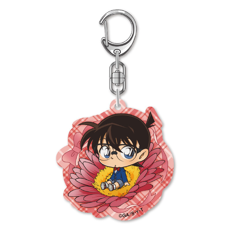 (PO) Detective Conan Petite Fleur Acrylic Key Chain Edogawa Conan