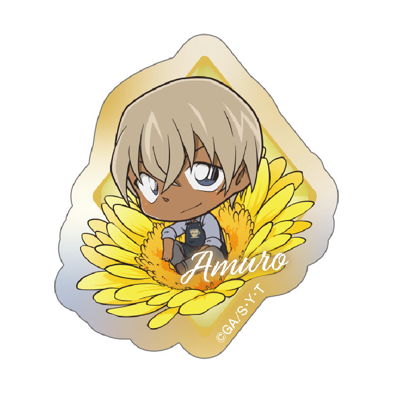 (PO) Detective Conan Petite Fleur Acrylic Sticker Amuro Toru