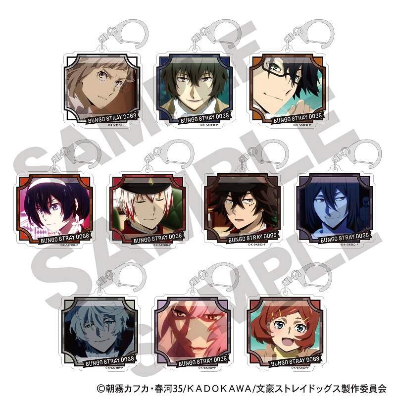(PO) Bungo Stray Dogs Trading Acrylic Key Chain 126402 [BOX]