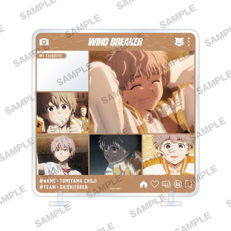 (PO) Wind Breaker Character in Stand Tomiyama Choji