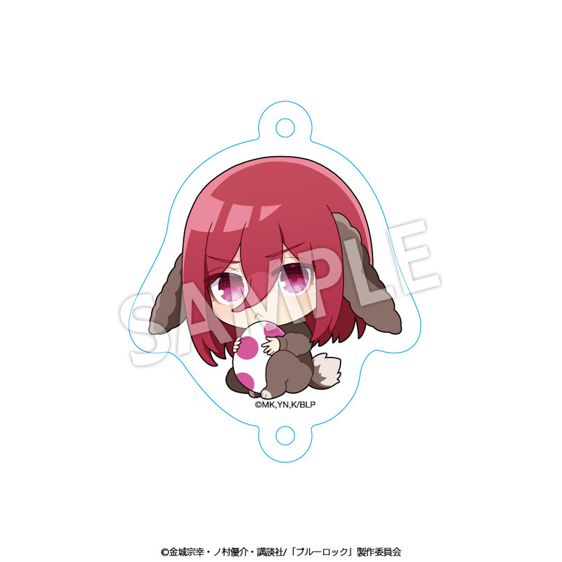 (PO) Blue Lock Acrylic Key Chain Mini Character Easter Ver. Chigiri Hyoma