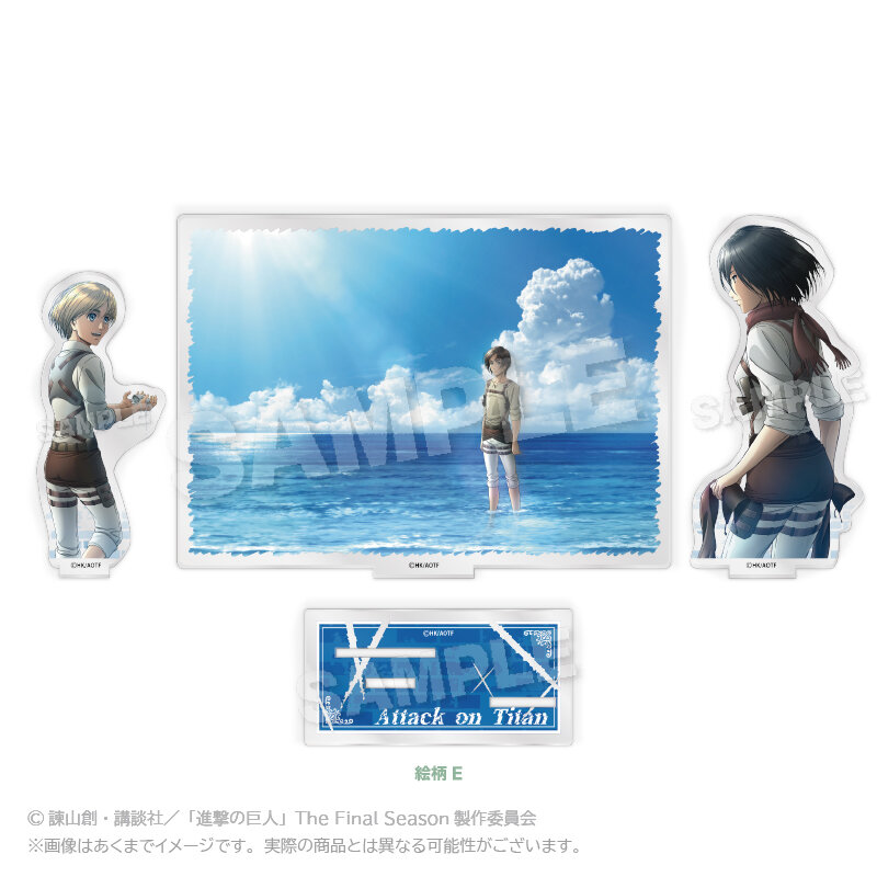 (PO) Attack on Titan Diorama Acrylic Stand Pattern E
