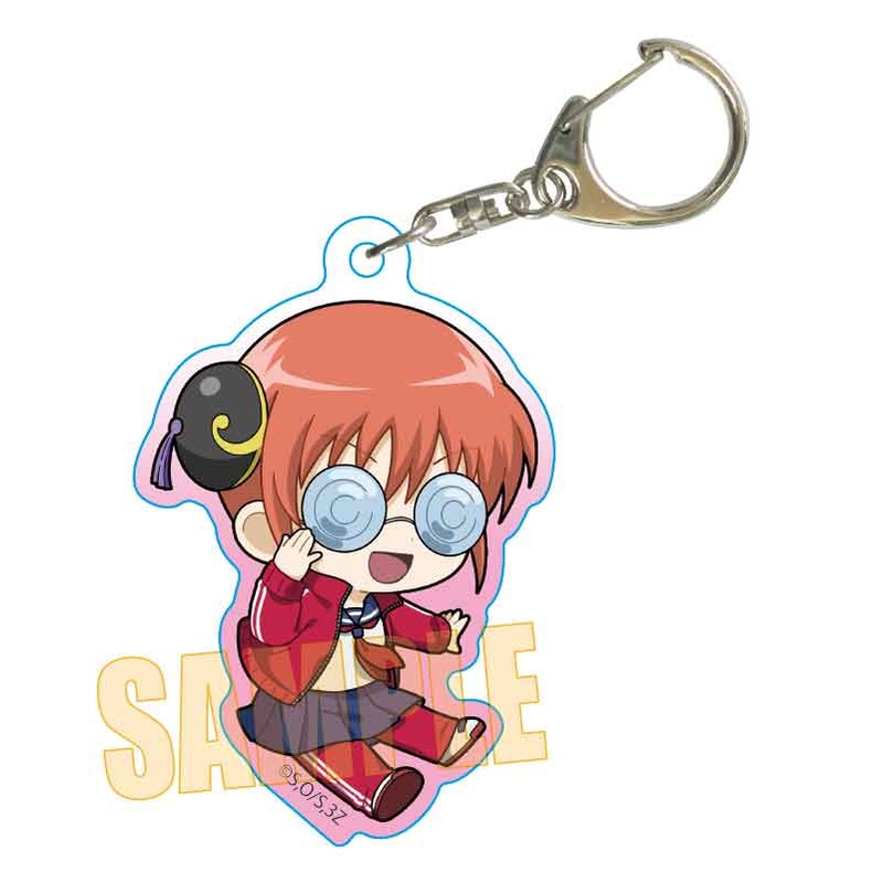 (PO) Pukasshu Acrylic Key Chain 3-Z Class Ginpachi-sensei Kagura