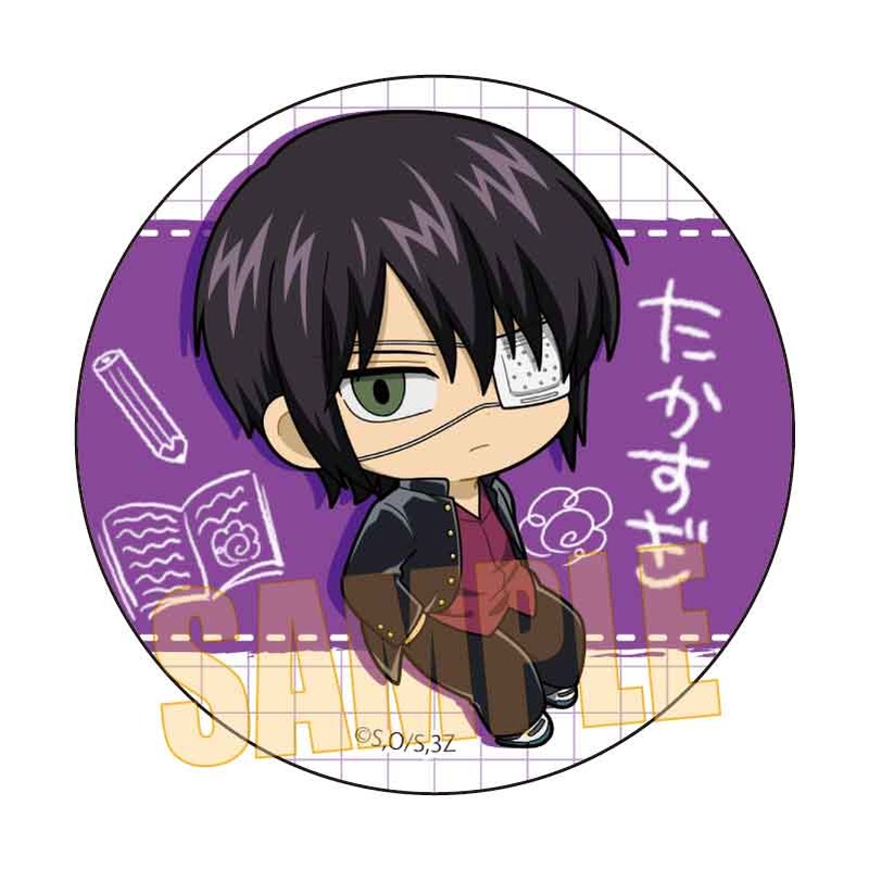(PO) Pukasshu Can Badge 3-Z Class Ginpachi-sensei Takasugi Shinsuke