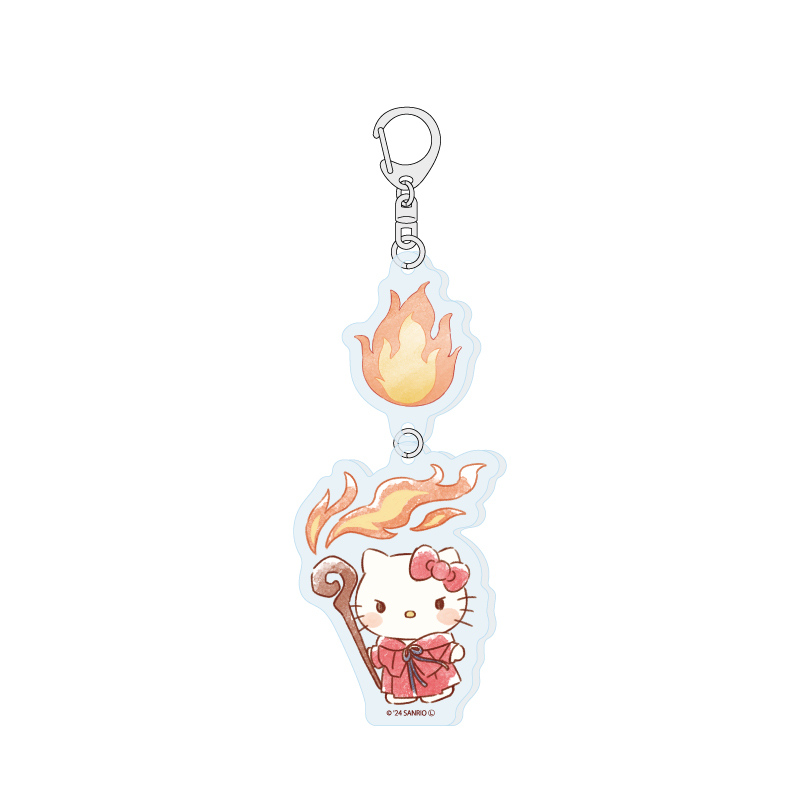 (PO) Linked Acrylic Key Chain Sanrio Characters 01 Hello Kitty (Graff Art Illustration)