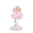 (PO) Hologram Acrylic Stand Aikatsu! Series x Sanrio Characters 04 Yuki Aine x Little Twin Stars (Life-Size Illustration)
