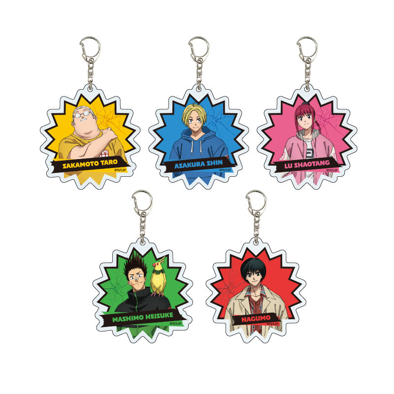 (PO) Acrylic Key Chain Sakamoto Days 01 Official Illustration [BOX]