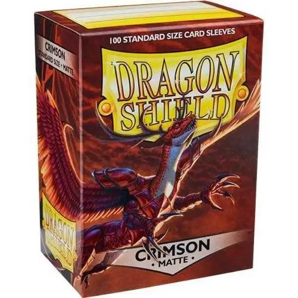 Dragon Shield Matte Sleeves - Crimson