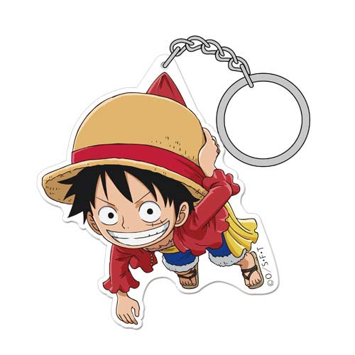 One Piece Acrylic Tsumamare Key Ring Luffy