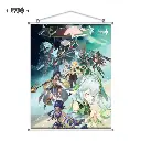 Genshin Impact King Deshret and the Three Magi Wall Scroll