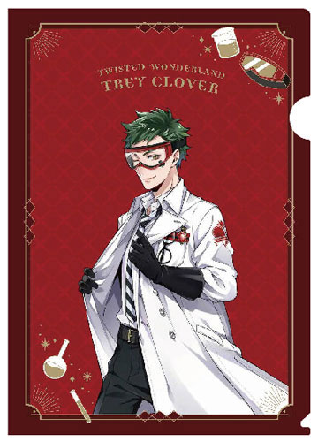 Disney Twisted Wonderland Clear File Lab Coat Trey Clover