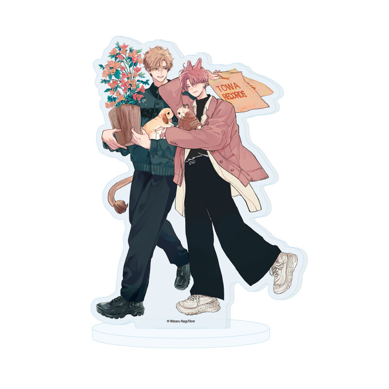 Acrylic Stand PheromoHolic 01 Shishio Issei & Umino Towa (Original Illustration)