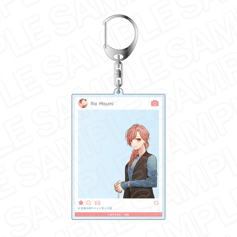 (PO) A story about Haruto Arisawa and Rio Misumi SNS Style Acrylic Key Chain Misumi Rio Rendezvous Ver.