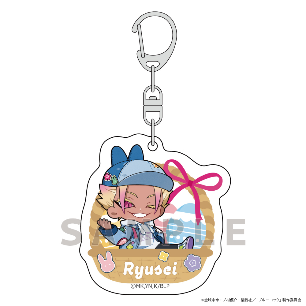 Blue Lock Acrylic Key Chain Shidou Ryusei / Denim Easter