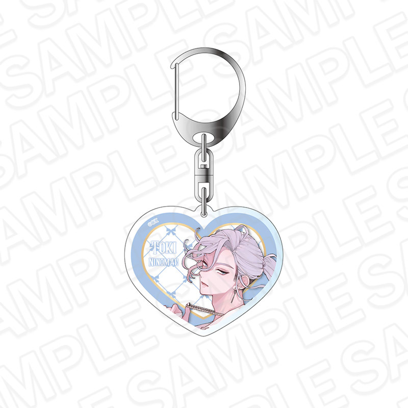 Fall in Love, You False Angels Heart Type Acrylic Key Chain Ninomae Toki