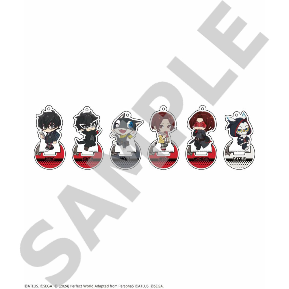 Persona 5 Royal & Persona 5: The Phantom X Trading Acrylic Stand Key Chain [BOX]
