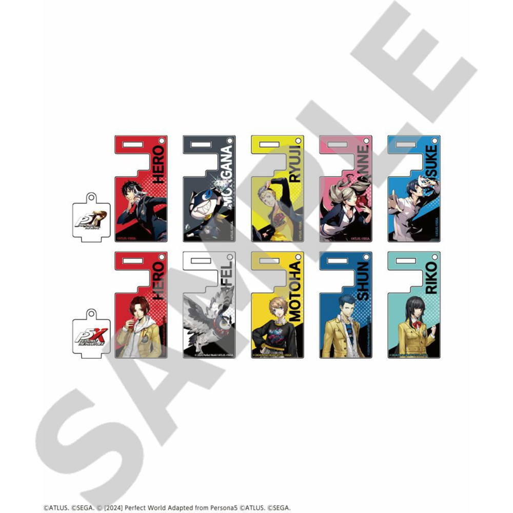 Persona 5 Royal & Persona 5: The Phantom X Trading Smartphone Stand Key Chain [BOX]