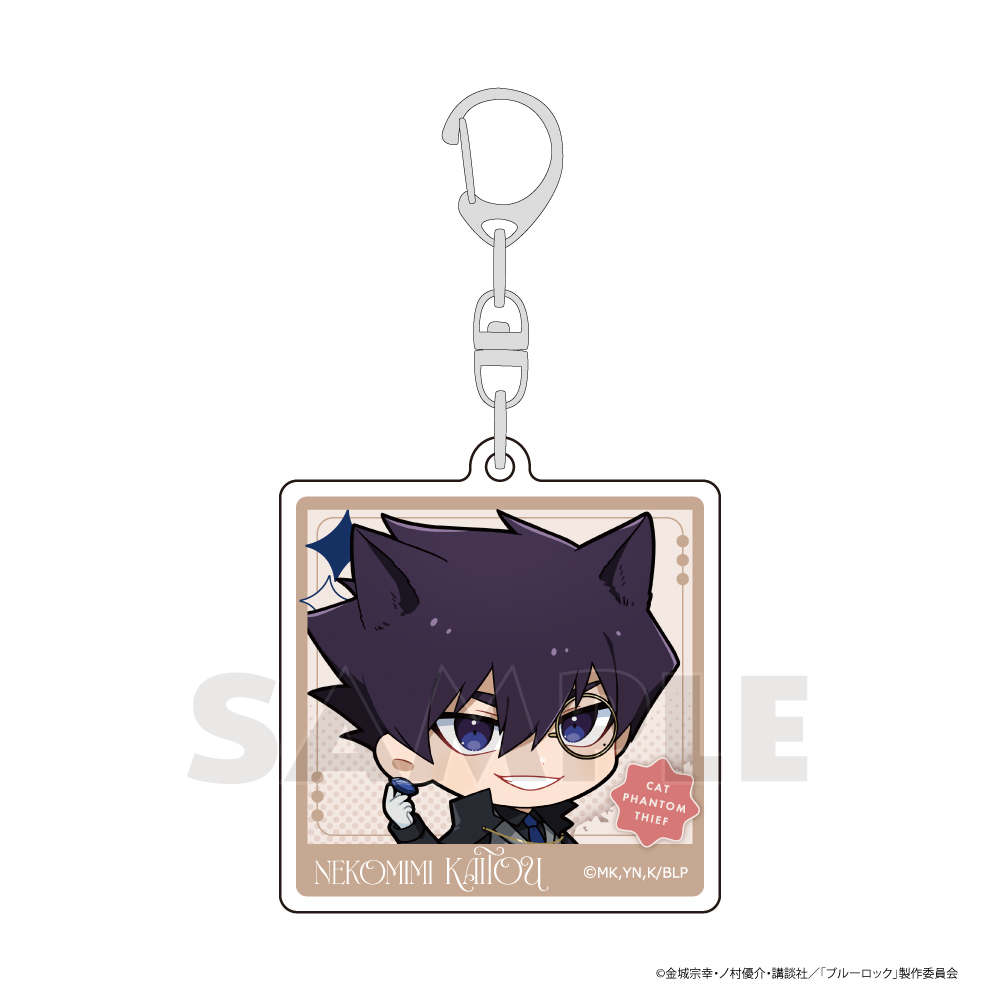Blue Lock Acrylic Key Chain Karasu Tabito / Cat Ears Phantom Thief