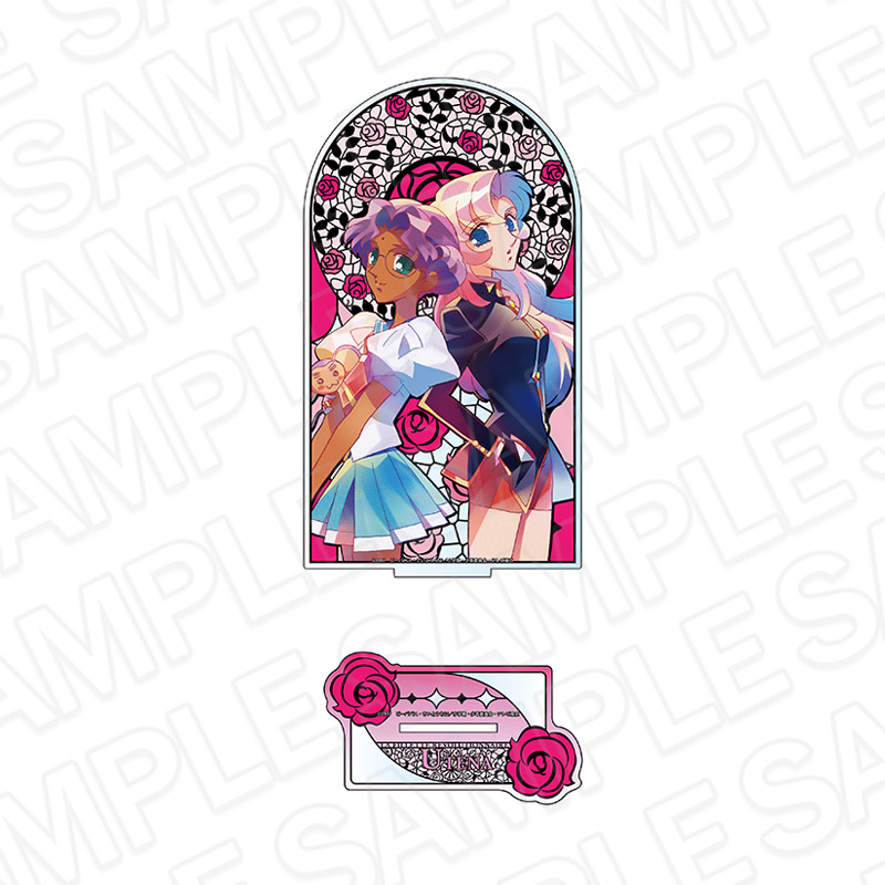 Revolutionary Girl Utena Deka Acrylic Stand Pale Tone Series Tenjou Utena & Himemiya Anthy