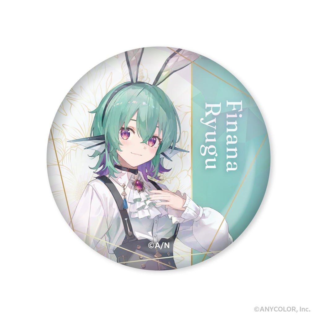LazuLight Hologram Can Badge Finana Ryugu 2