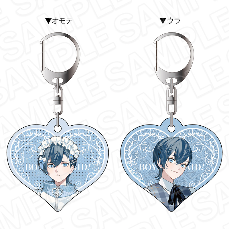 BOYS be MAID! Double-sided Key Chain Takashina Ranto
