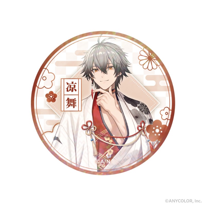 (PO) Denauth Hologram Can Badge Ryoma Barrenwort 2