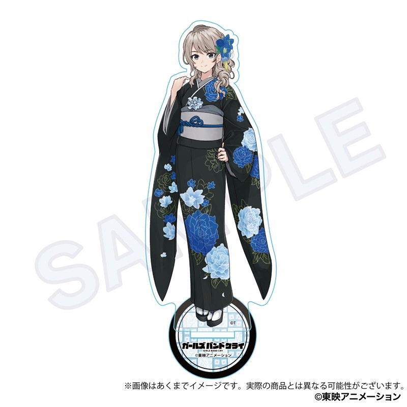(PO) Girls Band Cry Acrylic Stand Kimono Ver. Kawaragi Momoka