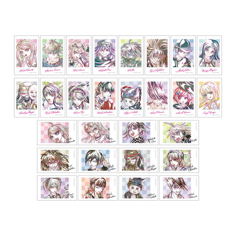 Danganronpa V3: Killing Harmony Trading Ani-Art Vol. 1 & Vol. 2 Instant Style Illustration Card 2 Set [BOX]