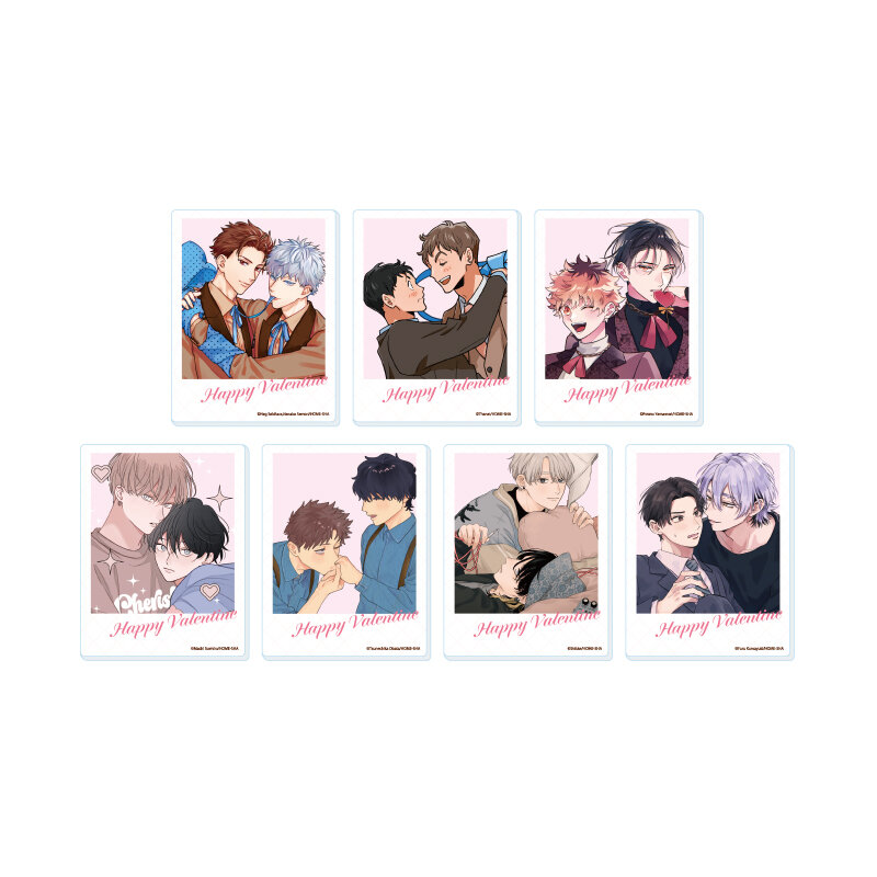 Acrylic Card .Bloom & -mellow kiss- 01 Official & Original Illustration [BOX]
