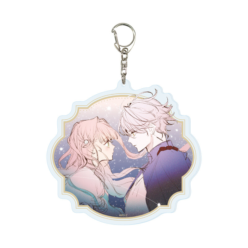 Deka Acrylic Key Chain Hana Himeru Kimi no Meteor 01 A (Official Illustration)